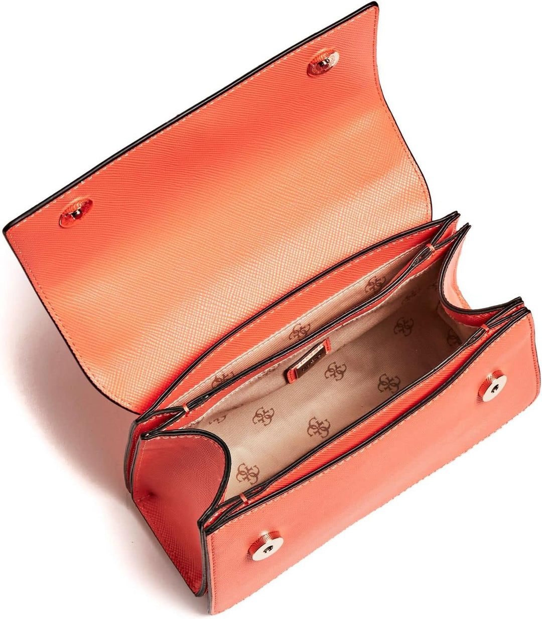 GUESS Alexie Aviana Crossbody Flap Coral