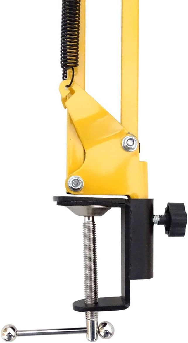 keepdrum NB35 YW Gelb Gelenkarm-Stativ + Mikrofonkabel 6m Gelb