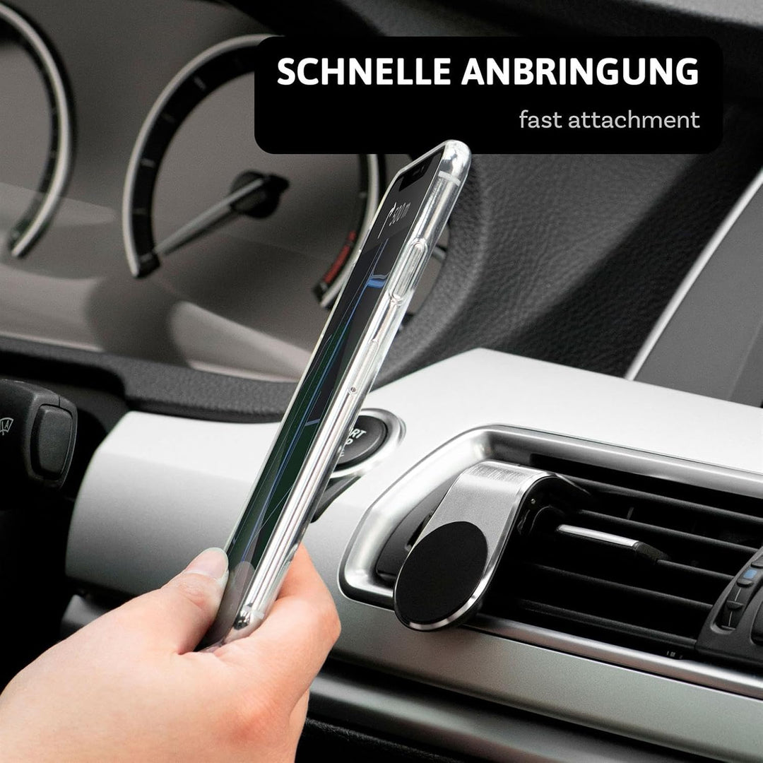 ONEFLOW Car Flex Grip für Samsung Galaxy, Apple iPhone, Huawei, Sony, usw. – Auto Handyhalter für da