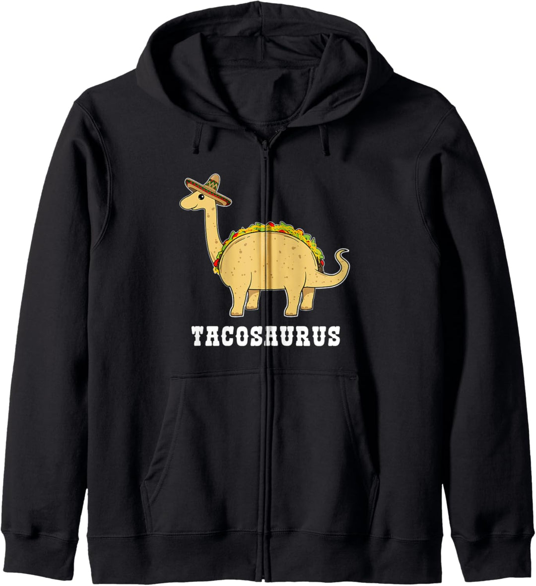 Tacosaurus Lustiges Essen Wortspiel Mexiko Taco Dinosaurier Kapuzenjacke
