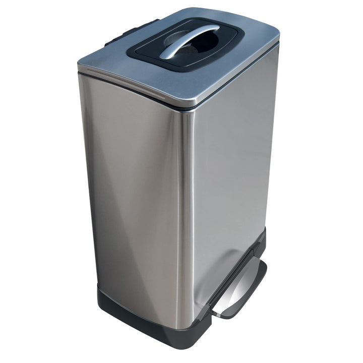 Household Essentials Manuelle Müllpresse, 40 L, Edelstahl 40 Liter, 40 Liter