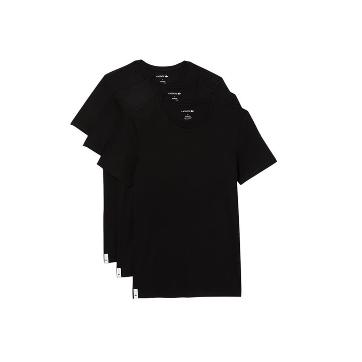 Lacoste Herren Unterhemd XS Schwarz, XS Schwarz