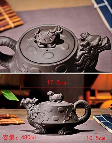 Chinesische Yixing lila Ton Teekanne Drache Teekanne Keramik Traditionelle Kung Fu Tee Set