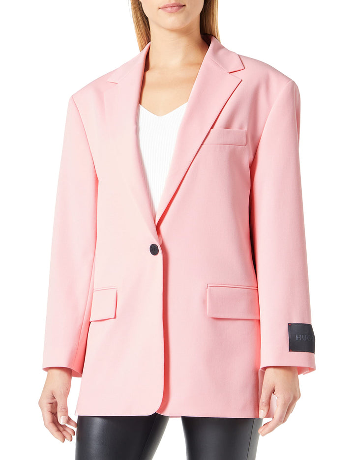 HUGO Damen Asabella Jacket 38 Light/Pastel Pink685, 38 Light/Pastel Pink685