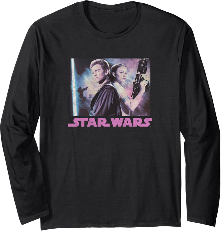 Star Wars Annakin And Padme Classic Portrait Langarmshirt