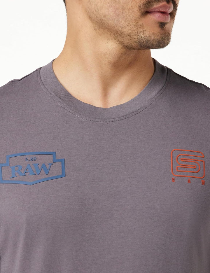 G-Star RAW Herren Multi Gr Slim R T T-Shirts M Grau (Rabbit D23715-336-g077), M Grau (Rabbit D23715-
