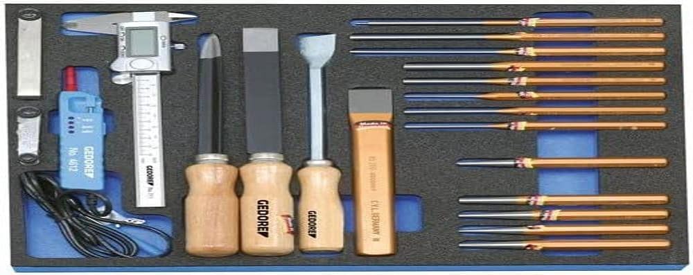 GEDORE Werkzeugsortiment in Check-Tool-Modul, 22-Tlg, 1 Stück, 2005 CT2-119