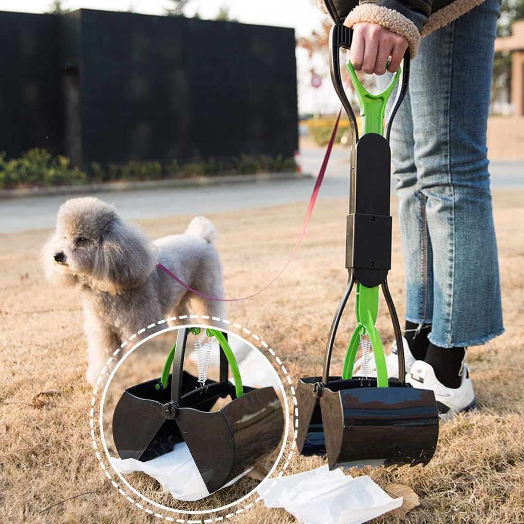 HyAdierTech Tragbare Hundekotgreifer, Kotgreifer Hunde, Yard Hund Pooper Scooper mit Abfallbeutel Sp
