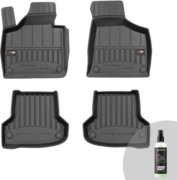 FROGUM ProLine 3D Gummimatten Exklusiven Auto Fussmatten Autofussmatten für Audi A3 8P 2003-2013, fü
