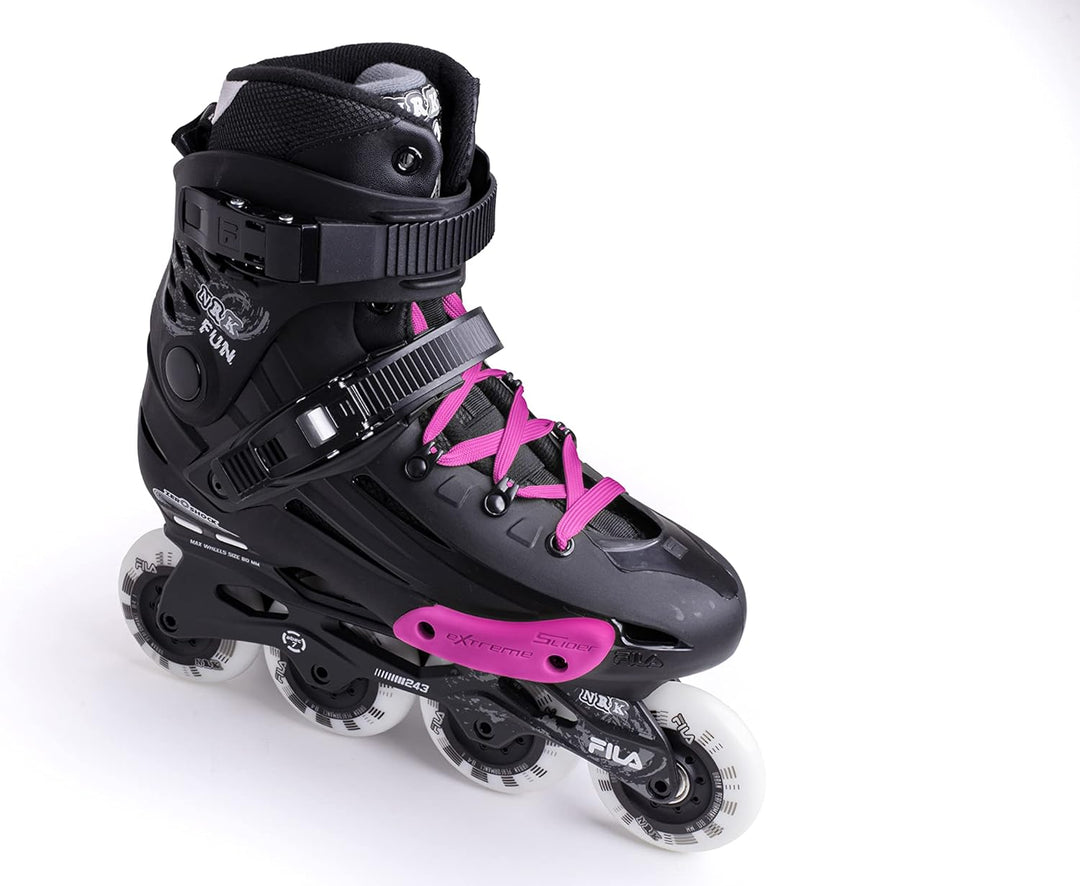 FILA Nrk Fun Inline Skate 4 Schwarz, 4 Schwarz