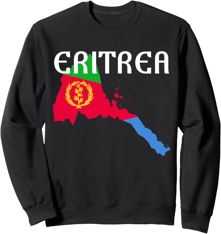 Eritrea Map Habesha Flag Sweatshirt