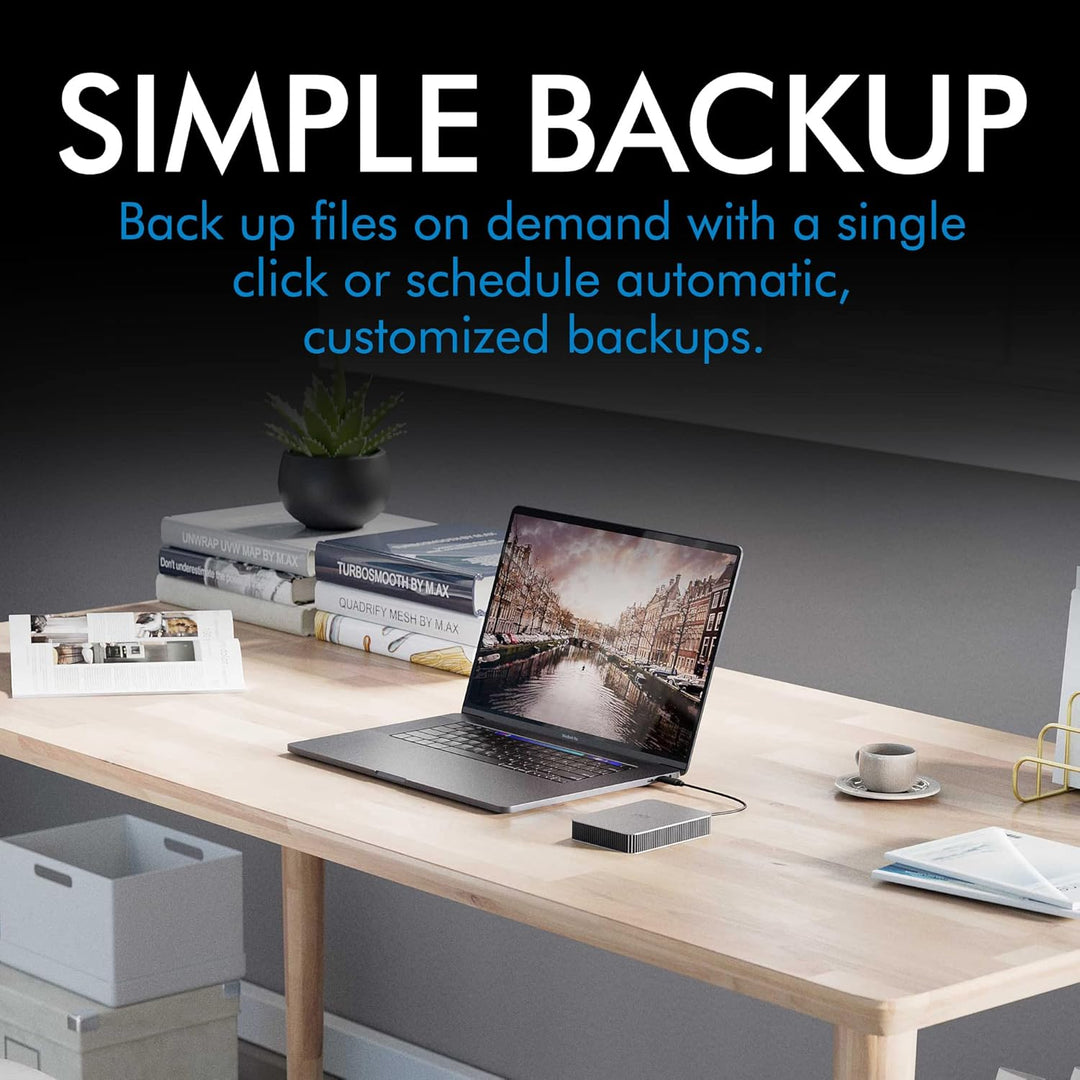 LaCie MOBILE DRIVE Secure 4TB tragbare externe Festplatte, 2.5 Zoll, Mac & PC, space grey, inkl. 2 J