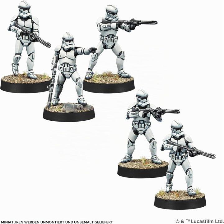 Asmodee, Star Wars: Legion – Clone Trooper Marksmen, Erweiterung, Atomic Mass Games, Tabletop, 2 Spi