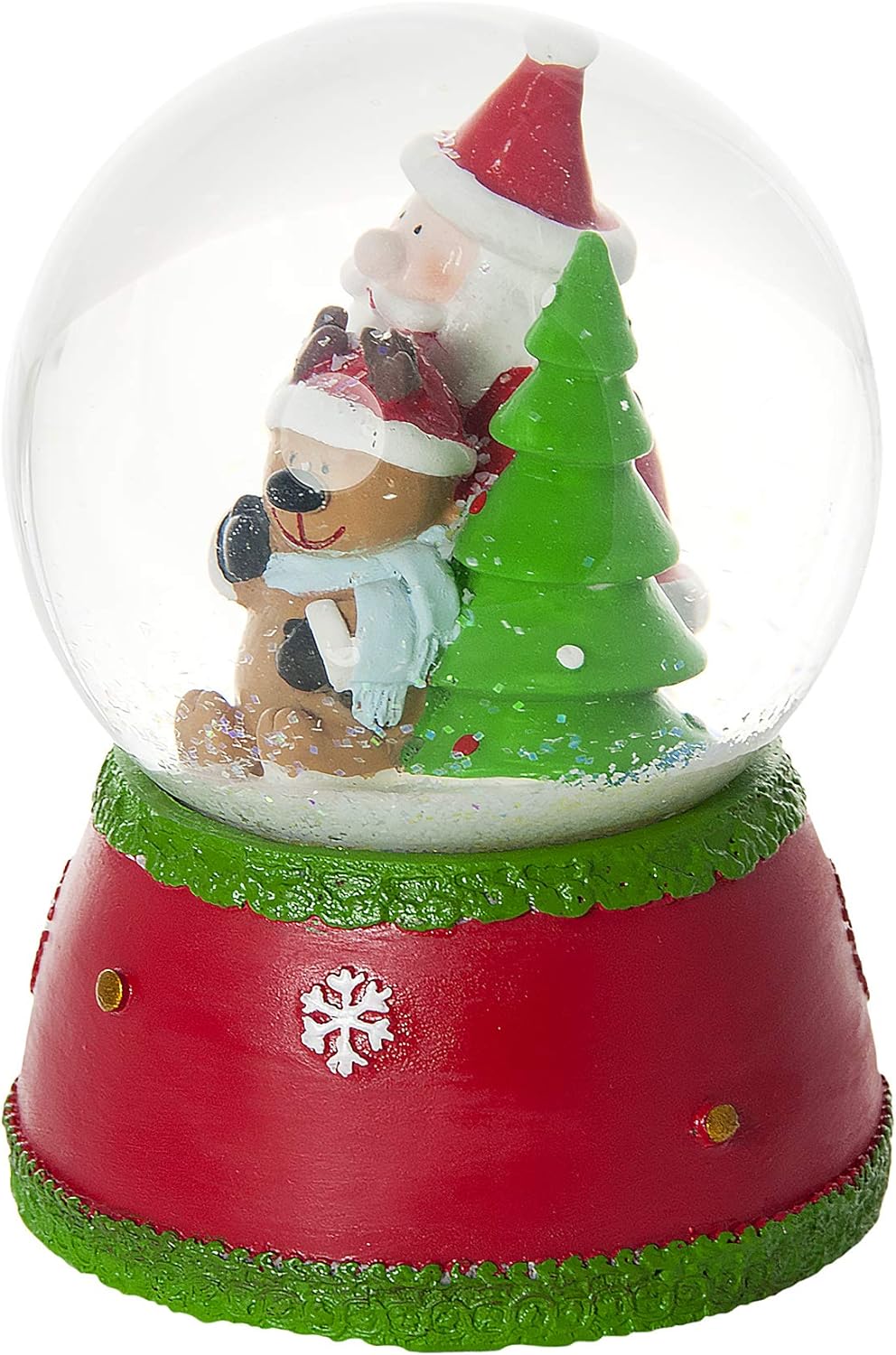 Schneekugel mit Vater Weihnachten Spieluhr