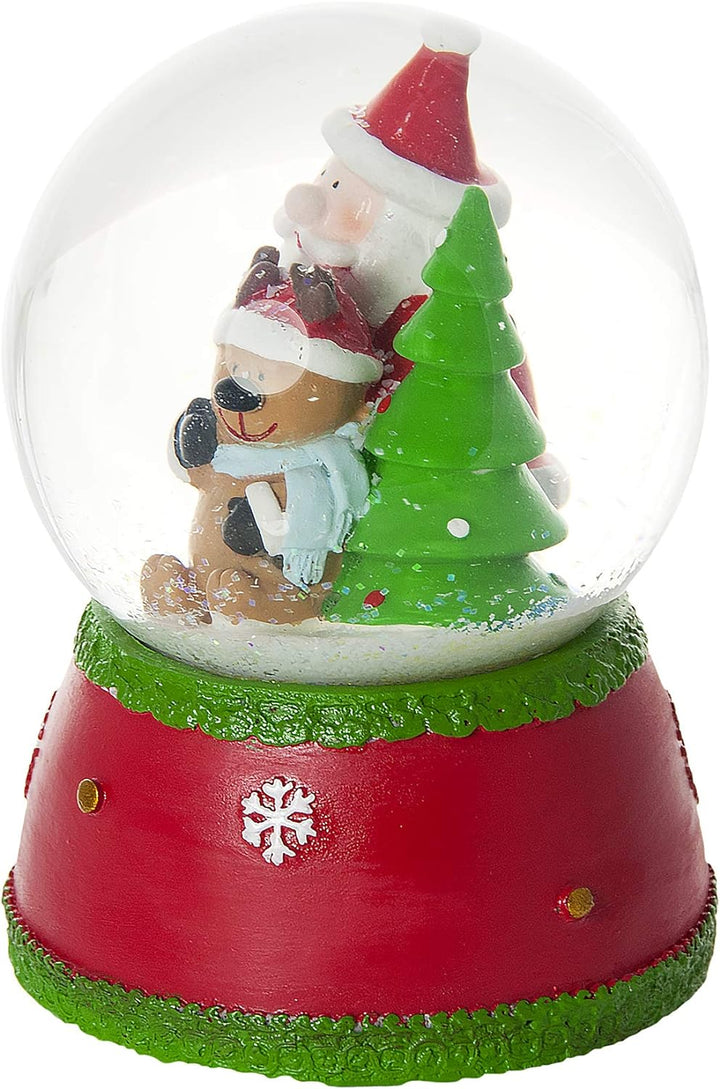 Schneekugel mit Vater Weihnachten Spieluhr