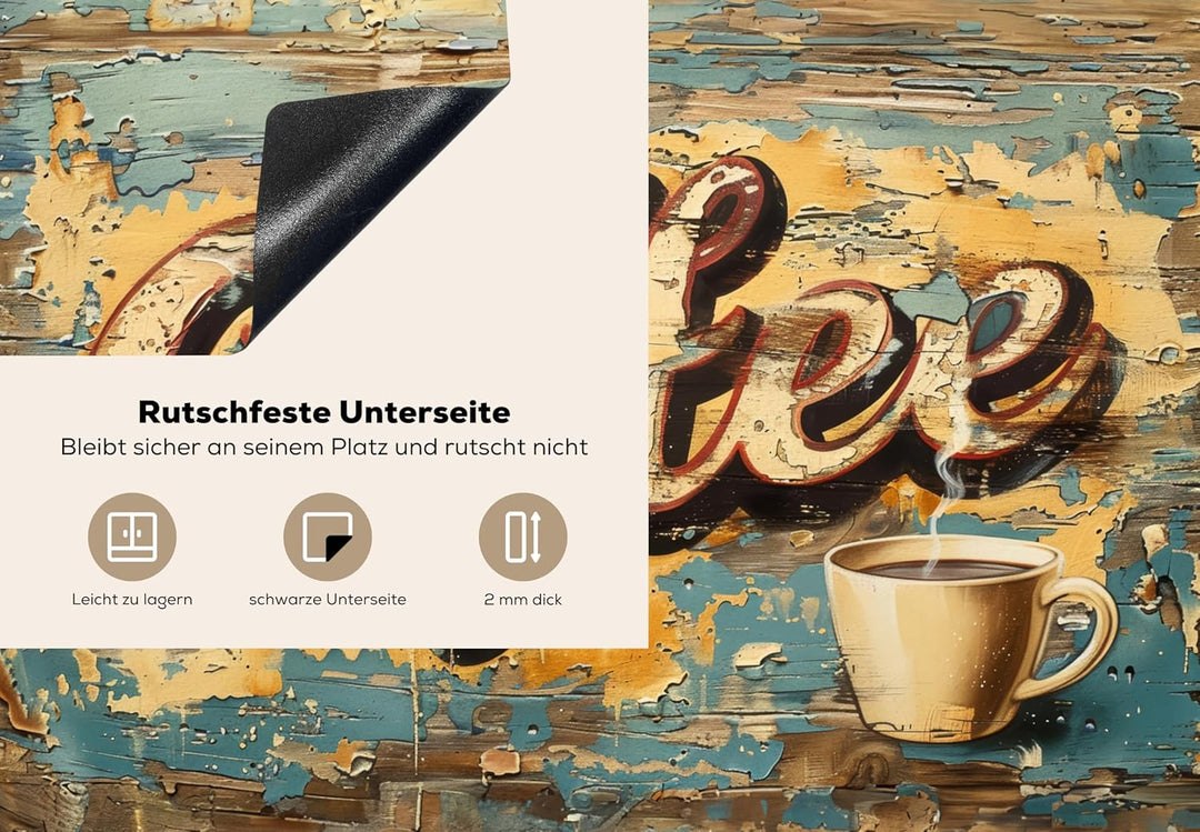 KitchenYeah© Herdabdeckplatte Einteilig Küche Herdabdeckung Induktionsfeld Ceranfeld Herdabdeckplatt