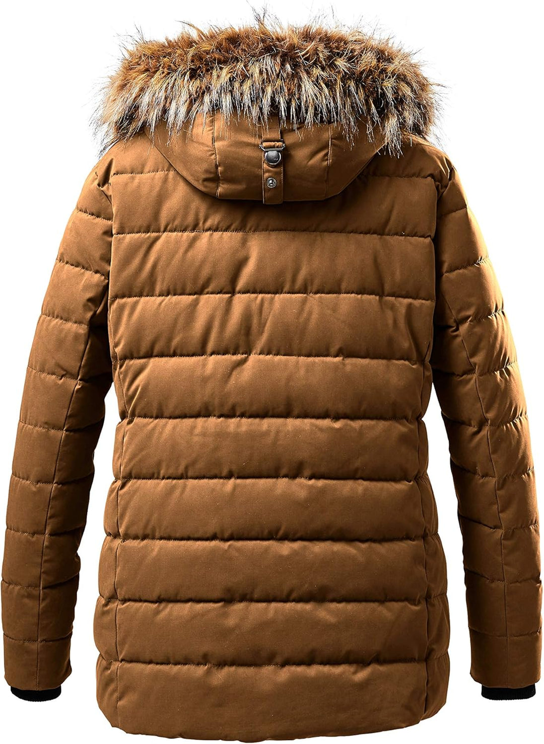 STOY Damen Wmn Quilted Jckt E Jacke In Daunenoptik Mit Abzippbarer Kapuze WMN Quilted JCKT E 46 dark