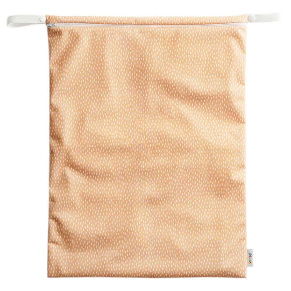 Vimse Waschbarer Windelsack Wetbag Gross (Yellow Sprinkle), Yellow Sprinkle