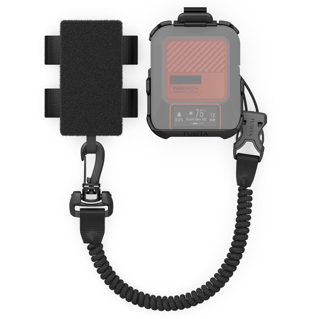 TUSITA Rucksack Halterung Zubehör Kompatibel mit Garmin GPS Handhelds,inReach Messenger Plus 010-118