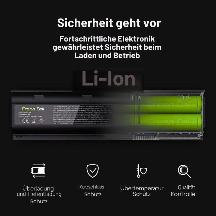 Green Cell FRR0G FRROG RFJMW 7FF1K J79X4 K4CP5 KFHT8 Laptop Akku für Dell Latitude E6220 E6230 E6320
