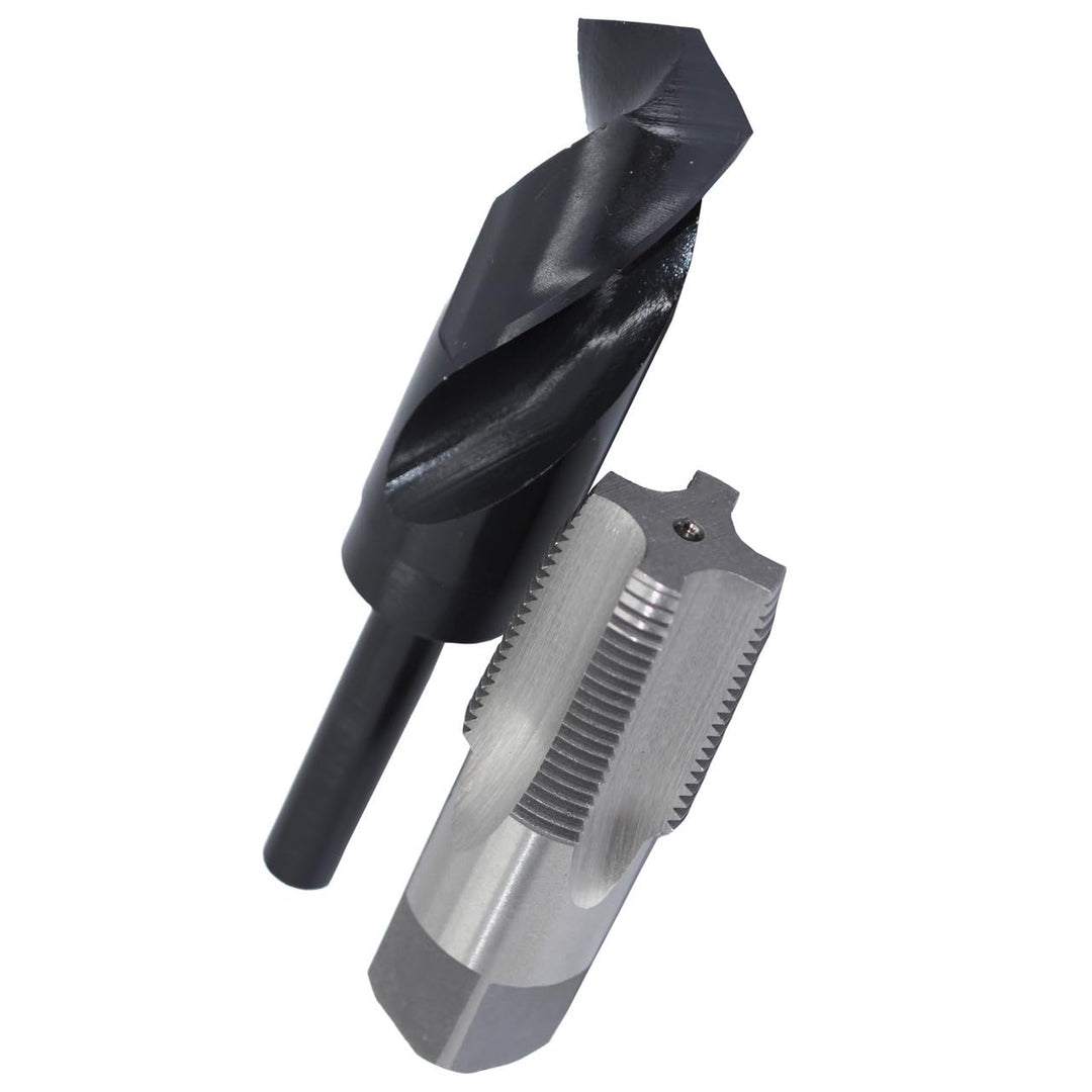Drill America POU Serie NPT-Gewindebohrer und Bohrer-Set, 2,5 cm (1 Zoll) NPT-Gewindebohrer aus Karb