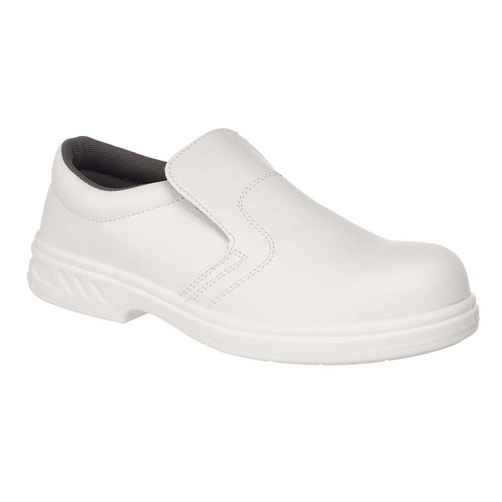 Portwest Steelite Sicherheitsslipper S2, Grösse: 35, Farbe: Weiss, FW81WHR35 35 EU Weiss, 35 EU Weis