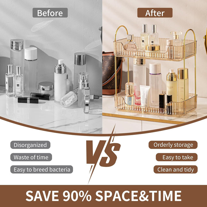 CESTATIVO Make up Organizer, Kosmetik Organizer, Beauty Organizer, Hautpflege Organizer für Badezimm