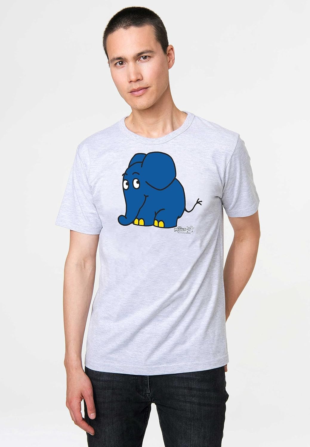 Logoshirt® TV I Die Sendung mit der Maus I Elefant I T-Shirt Print I Damen &amp; Herren I kurzärmlig I L