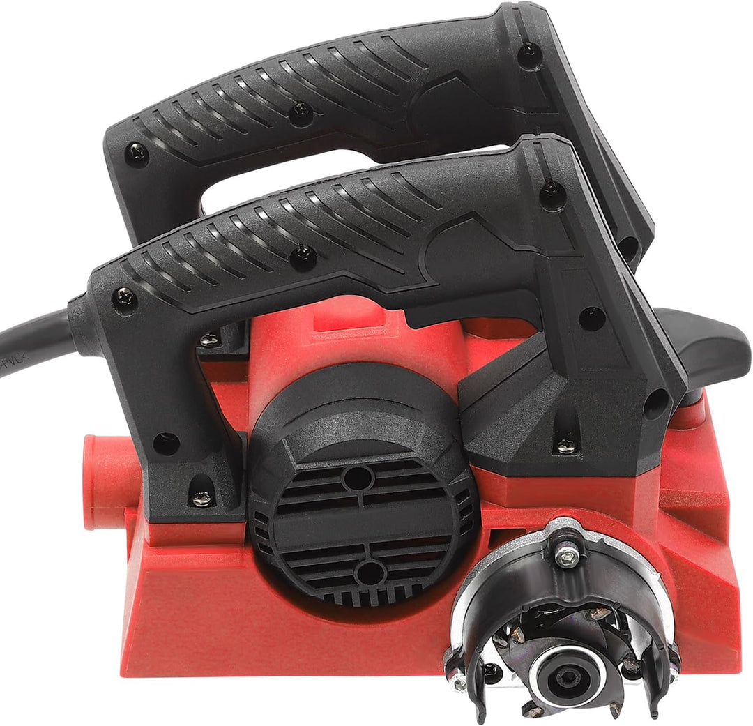 Profi Elektrischer Wandabhobler 1300W Staubarme Renovierung, 21 Tungstencarbid Klingen Tiefeneinstel