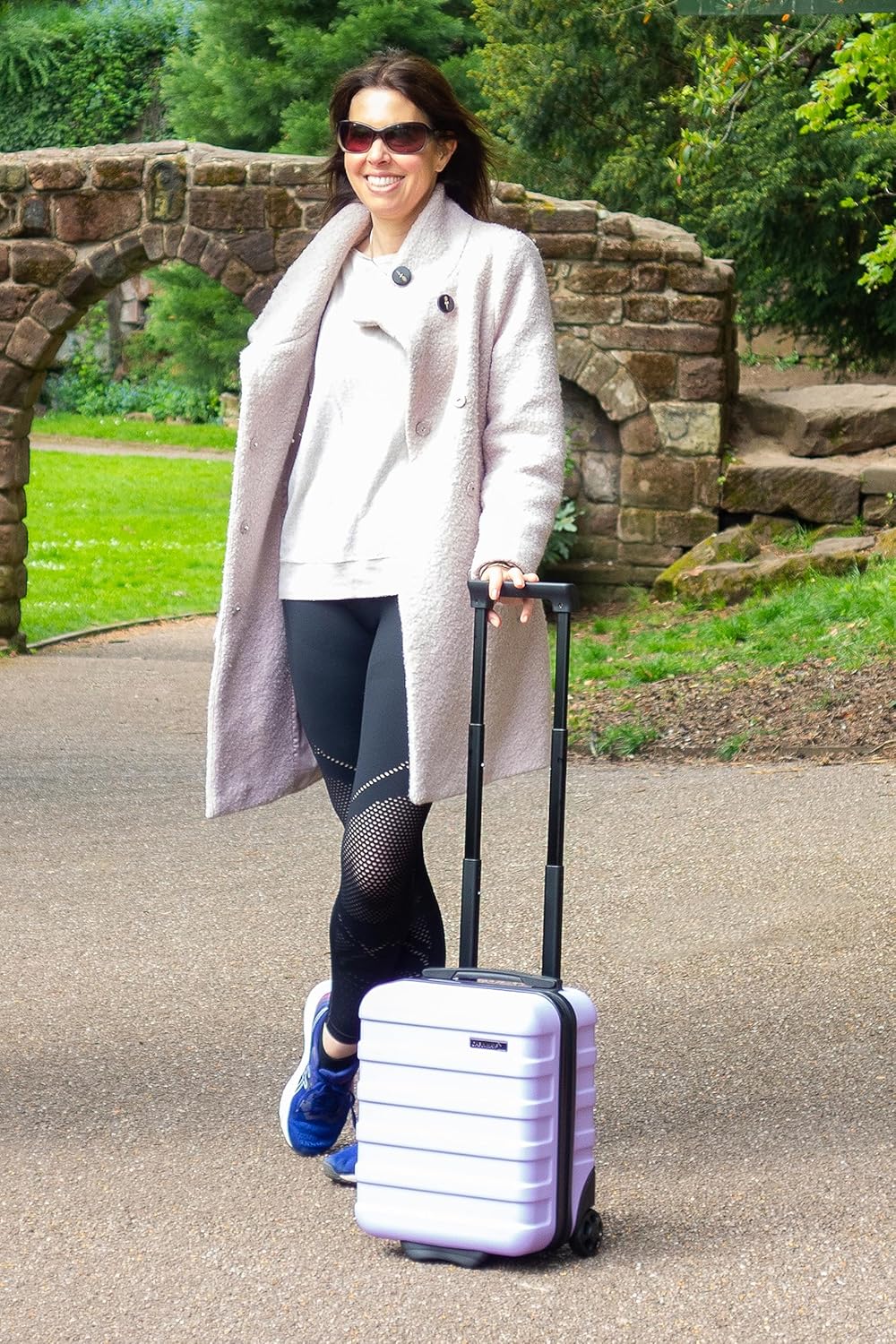 Cabin Max Anode Handgepäck Trolley-Koffer für Untersitz, 24 l, Wizz Air 40x30x20cm, (Aegean Blue, 40