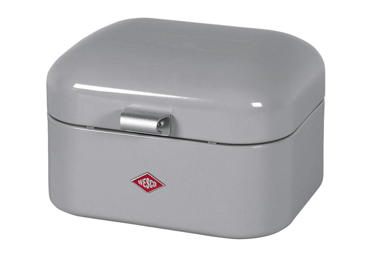 Wesco 235 101 Single Grandy Brotkasten cool grey 22 x 28 x 17cm (L/B/H), Edelstahl, 22 x 26,8 x 17,5