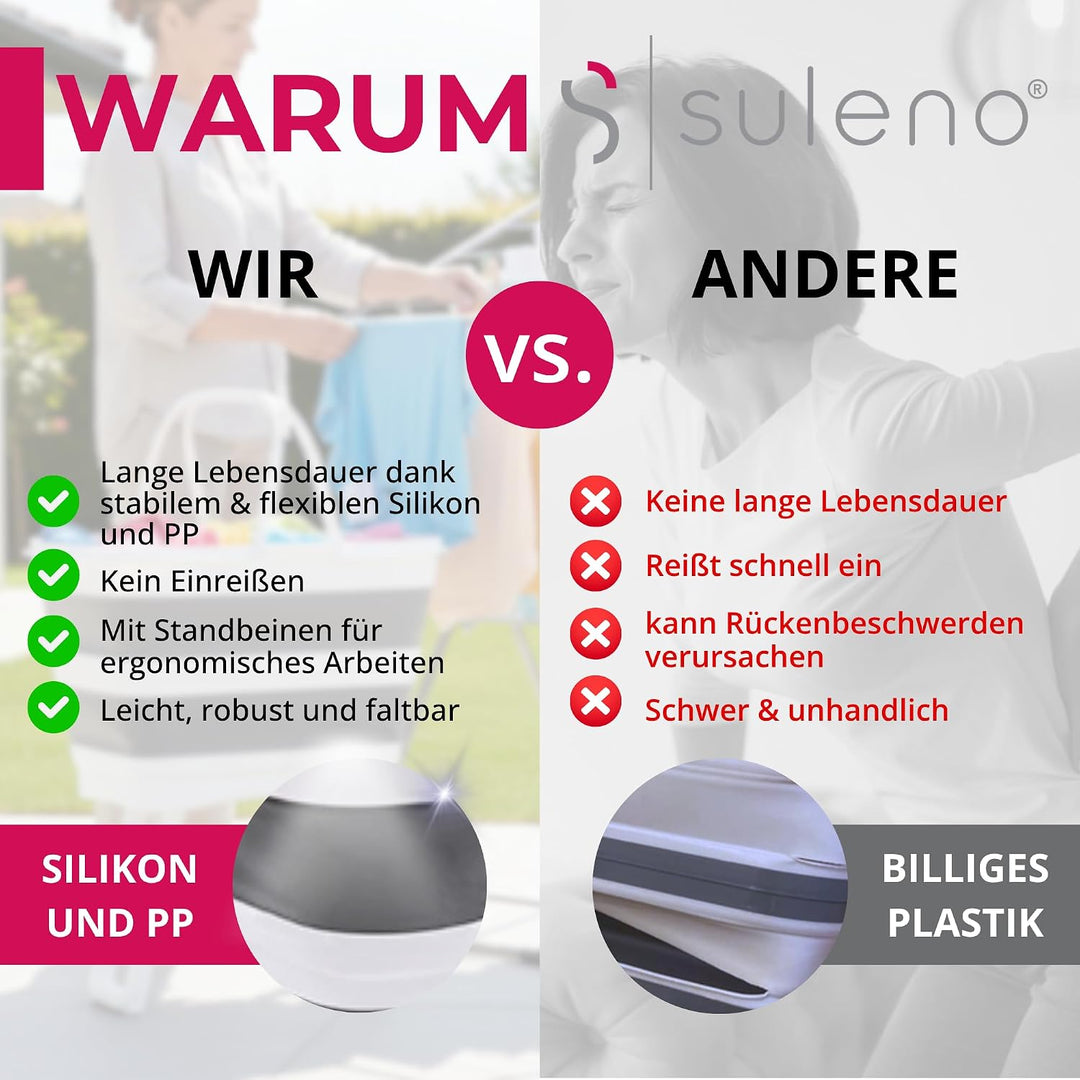 Faltbare Multifunktions-Waschwanne mit Ablauf - 26 L (Anthrazit), Anthrazit