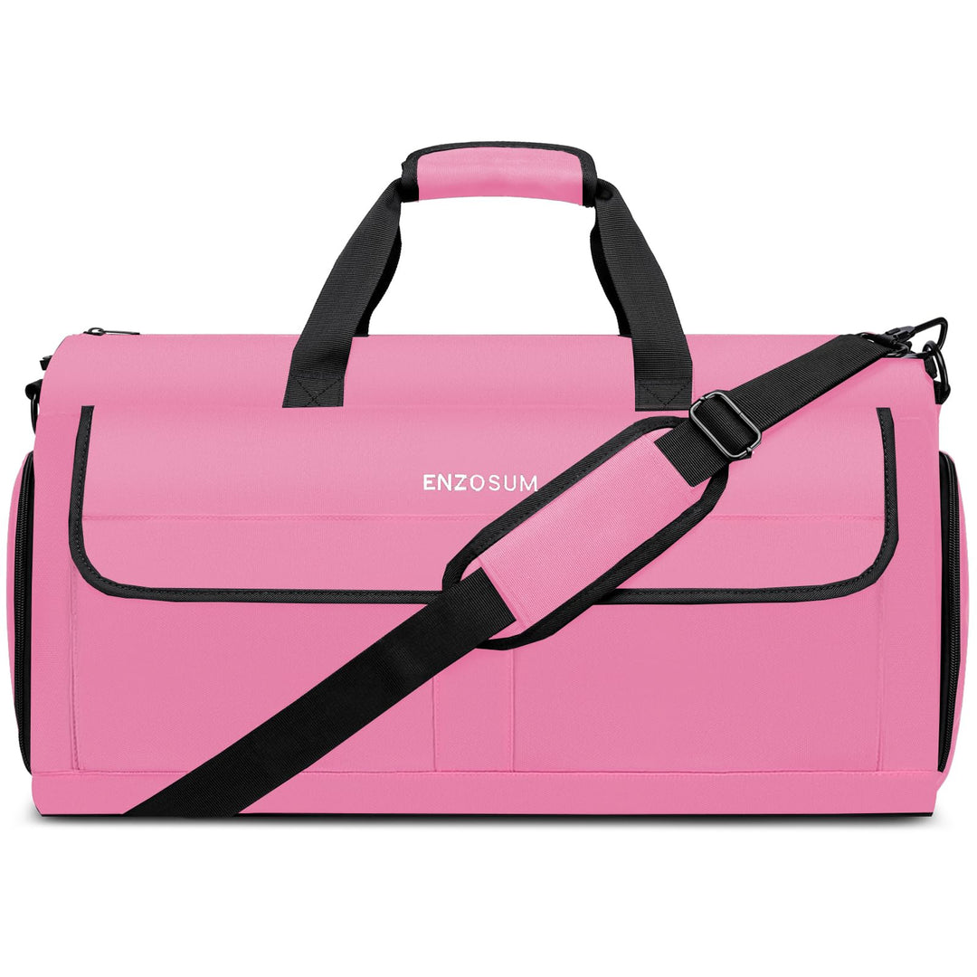 Kleidersack Anzughülle Reisetasche Damen, Reisetasche Handgepäck mit Abnehmbarer Schultergurt & Schu
