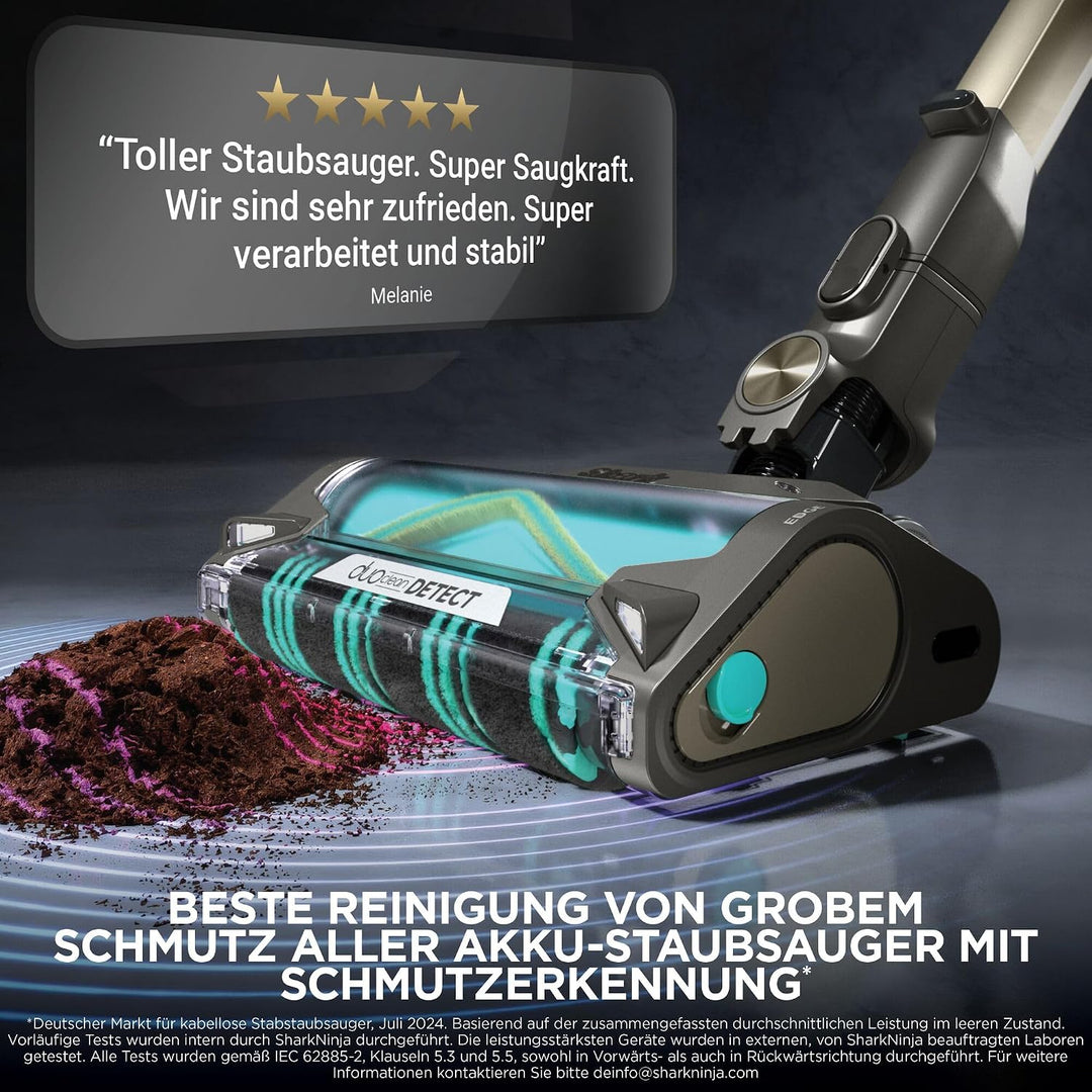 Shark PowerDetect Clean & Empty Akku-Staubsauger mit Absaugstation, bis 70 Min. Laufzeit, kabellos,