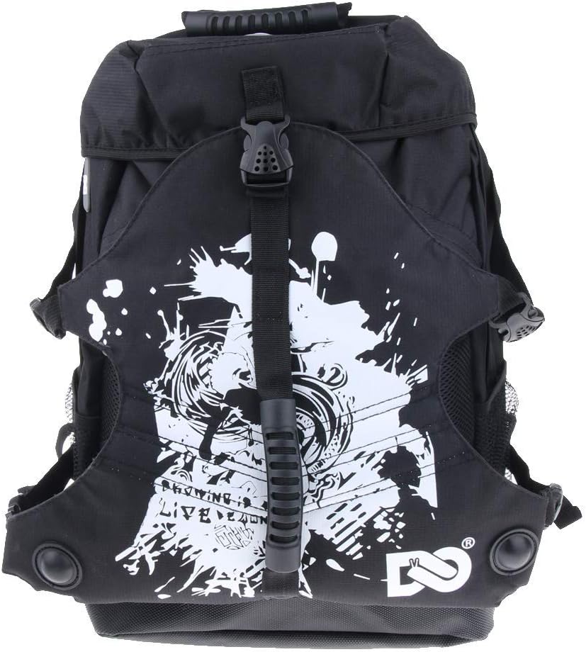 Tubayia Rollschuhe Rucksack Inline Skates Aufbewahrungstasche Schultertasche für Kinder und Erwachse