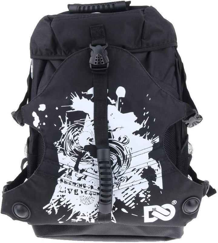 Tubayia Rollschuhe Rucksack Inline Skates Aufbewahrungstasche Schultertasche für Kinder und Erwachse