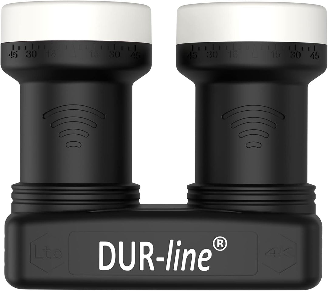 DUR-line 6° Monoblock Single LNB - Astra 19,2°E + Hotbird 13°E - 1 Teilnehmer & 2 Satelliten (MB6-US
