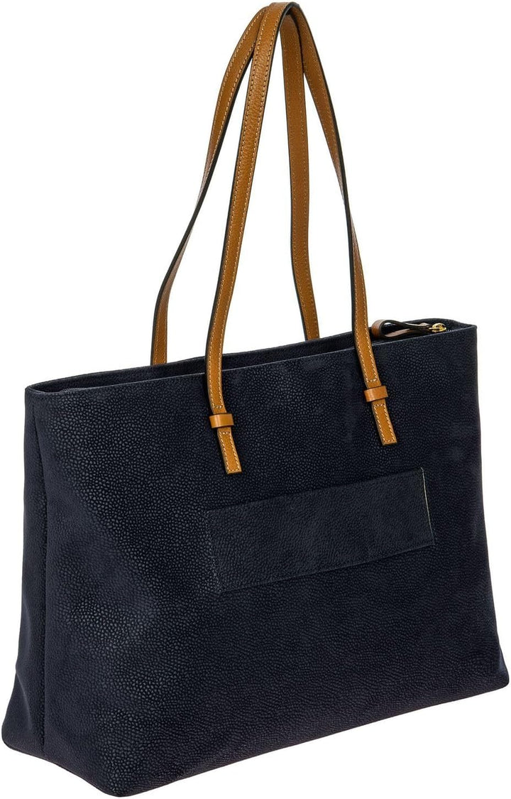 Bric's Life Schultertasche 35 cm Blau, Blau