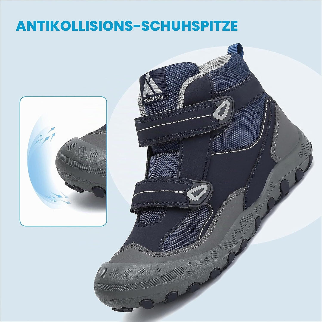 Mishansha Kinder Wanderschuhe rutschfest Leicht Trekking Wanderstiefel für Jungen Mädchen Gr.24-38 K