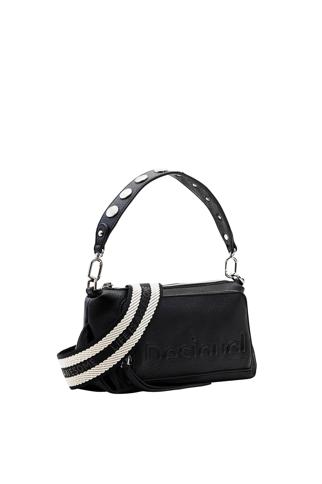 Desigual Damen BOLS_Half Logo Urus Schwarz, Schwarz