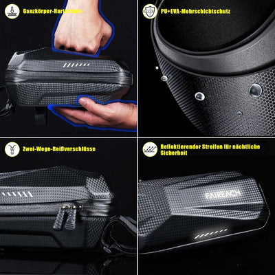 Faireach Scooter Tasche für Roller, Rollertasche Front Tube Bag Gross Lenkertasche Wasserfest, Vorde