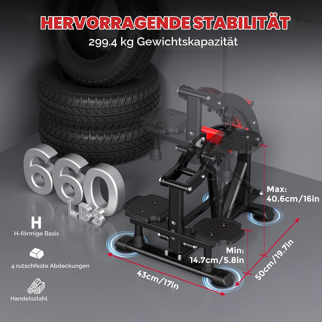 ONETWOFIT Faltbar Power Tower Dip Station &amp; Kraftturm, multifunktionale Kraftstation Klimmzugstange