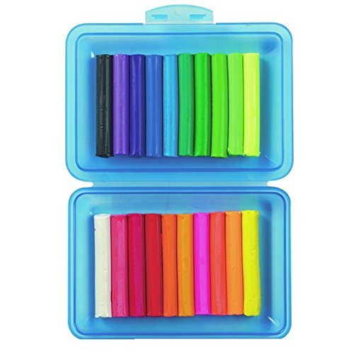 Stylex Knete, 20 Stangen in Kunststoffbox (10er Vorteilspack) 10 Knete, 10 Knete