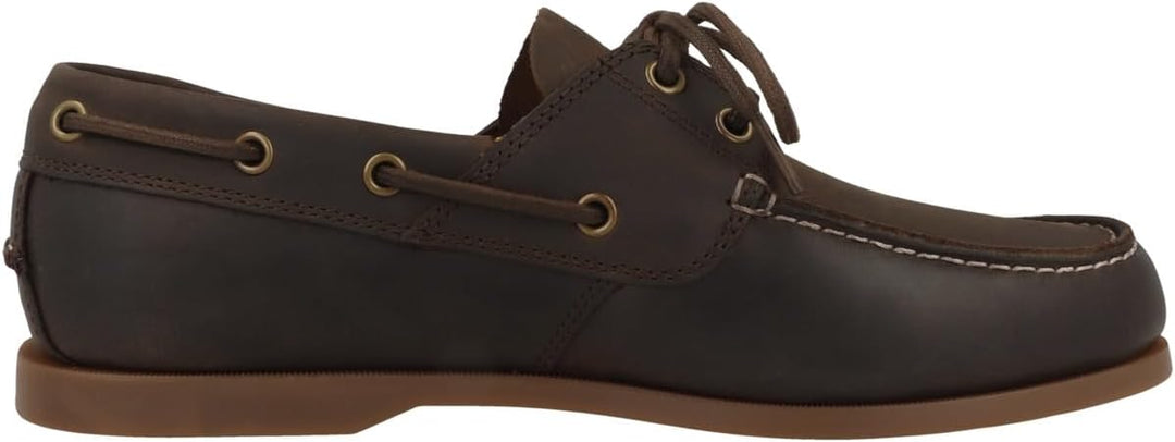 Timberland Herren Cedar Bay 2 Eye Boat ShoeBoat Shoe 41 EU Weit Dk Brown Full Grain, 41 EU Weit Dk B