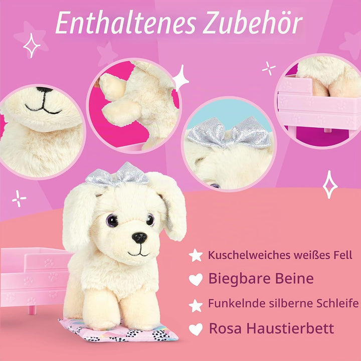 Glitter Girls - Zeke - 36 cm Puppen-Zubehör - Puppe Haustiere - Hund Plüsch Haustiere - Ausgestopfte