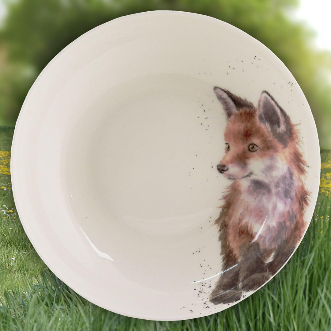 Wrendale Designs Porzellan Pasta & Suppenteller Fuchs ca. 22cmD Royal Worcester tiefer Suppen-Teller