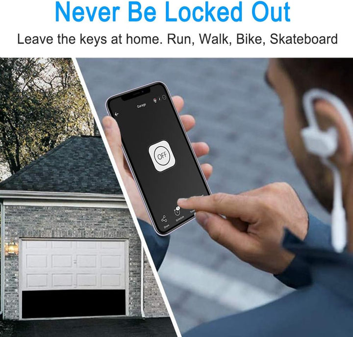 Newgoal WiFi Smart Home Garagentoröffner, Funkschalter Fernbedienung mit App, kompatibel mit Alexa,