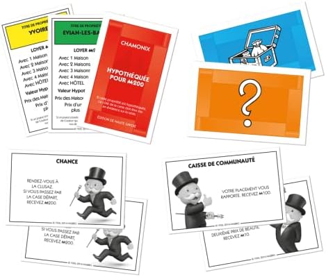 WINNING MOVES - Monopoly – HIGH-Savoie – Gesellschaftsspiel – französische Version Haute-Savoie, Hau