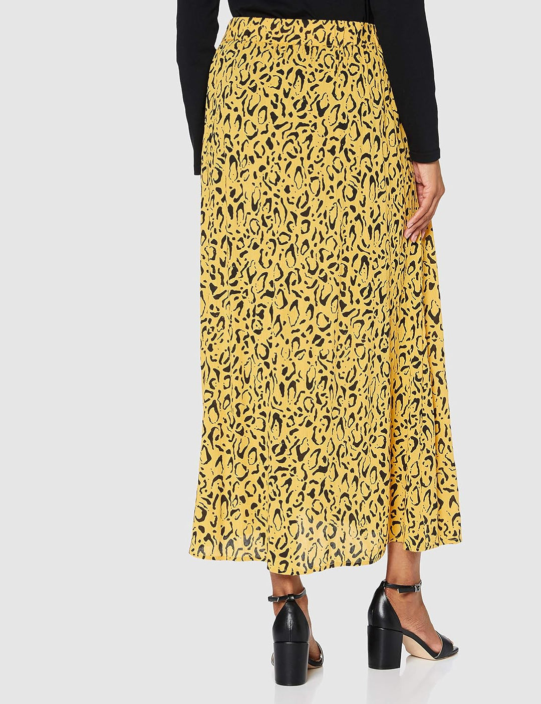 Supermom Damen Skirt Utb AOP Leopard Rock XL Honey Mustard - P645, XL Honey Mustard - P645