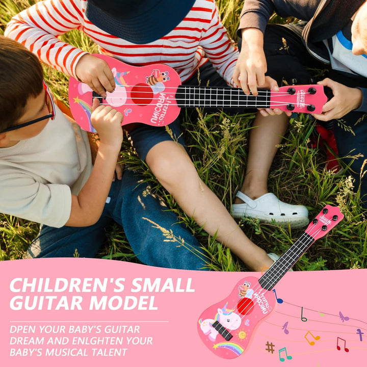 42 cm Gitarre für Kinder, Kindergitarre Gitarre Musikspielzeug Ukulele Instrument Musik-Ukulele-Gita